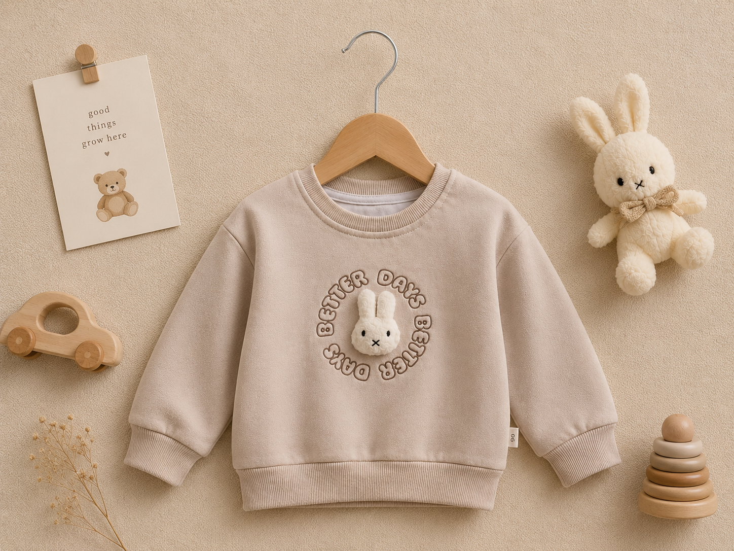 Cream Bunny - Sweater